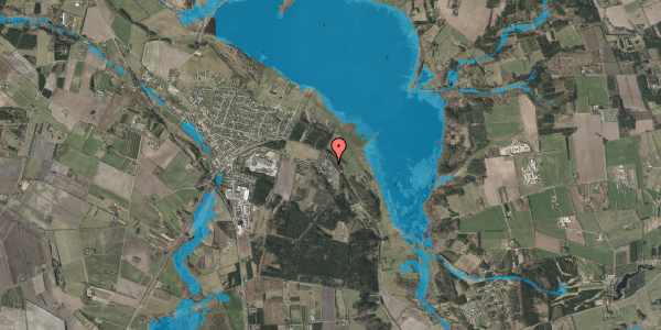 Oversvømmelsesrisiko fra vandløb på Moselundvej 8E, 7442 Engesvang
