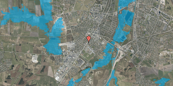 Oversvømmelsesrisiko fra vandløb på Hobrovej 384, 9200 Aalborg SV