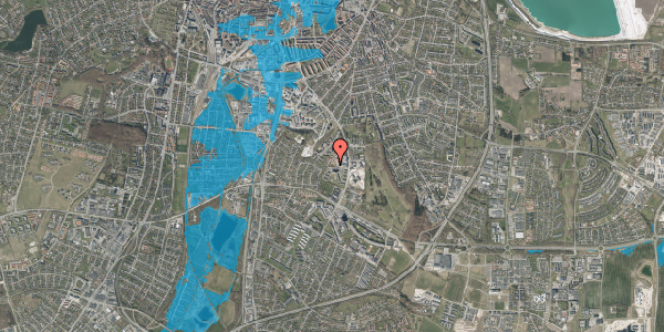 Oversvømmelsesrisiko fra vandløb på Danalien 5A, 9000 Aalborg