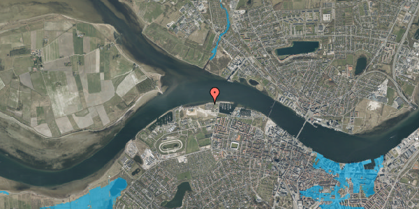 Oversvømmelsesrisiko fra vandløb på Fjordbyen 70, 9000 Aalborg