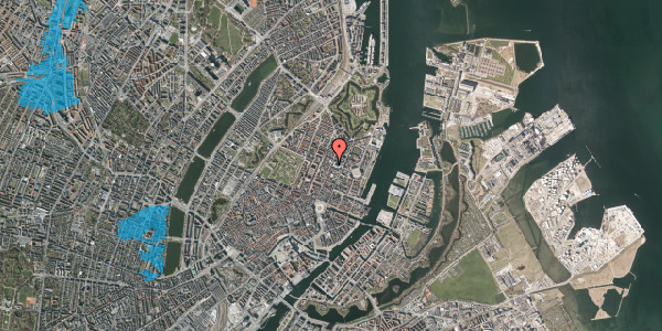 Oversvømmelsesrisiko fra vandløb på Store Kongensgade 84, 1264 København K