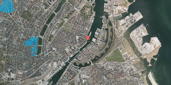 Oversvømmelsesrisiko fra vandløb på Herluf Trolles Gade 28, 1052 København K
