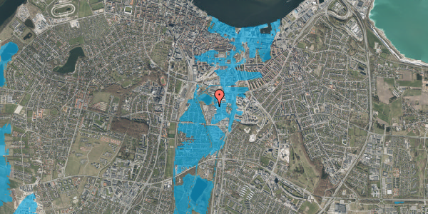 Oversvømmelsesrisiko fra vandløb på Hattemagervej 10, st. , 9000 Aalborg