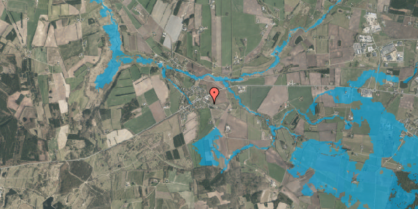 Oversvømmelsesrisiko fra vandløb på Gårsdalvej 1V, 8800 Viborg