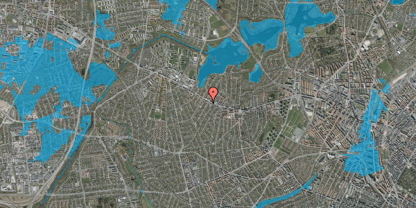 Oversvømmelsesrisiko fra vandløb på Knabstrupvej 5, 2700 Brønshøj