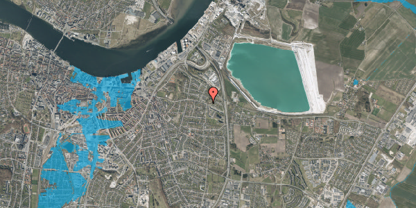 Oversvømmelsesrisiko fra vandløb på Øster Sundby Vej 93, 9000 Aalborg