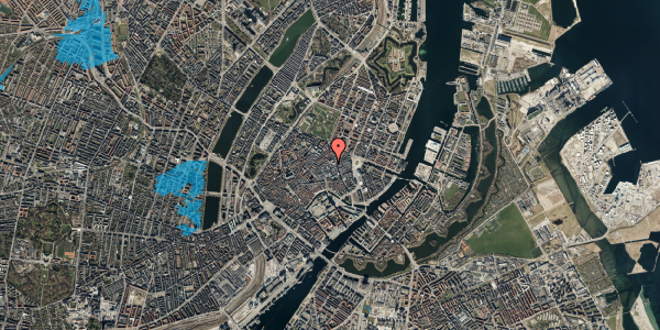 Oversvømmelsesrisiko fra vandløb på Pilestræde 28A, 3. tv, 1112 København K
