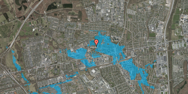 Oversvømmelsesrisiko fra vandløb på Stadionvej 86, 2. 4, 2600 Glostrup
