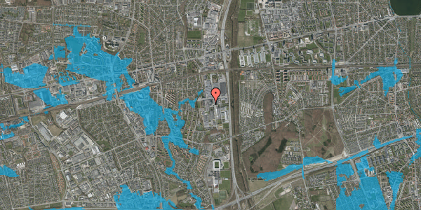 Oversvømmelsesrisiko fra vandløb på Priorparken 632, 3. , 2605 Brøndby