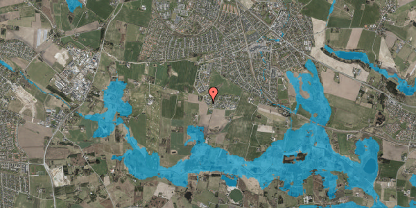Oversvømmelsesrisiko fra vandløb på Agertoften 63, 3660 Stenløse