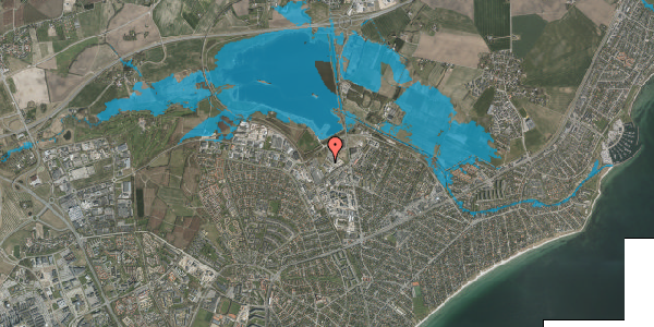 Oversvømmelsesrisiko fra vandløb på Stokagervej 21, 8240 Risskov
