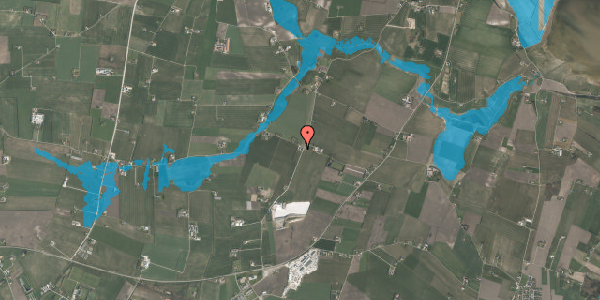 Oversvømmelsesrisiko fra vandløb på Brundvej 22, 7700 Thisted