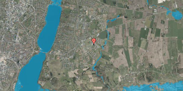 Oversvømmelsesrisiko fra vandløb på Asmild Mark 46, 8800 Viborg