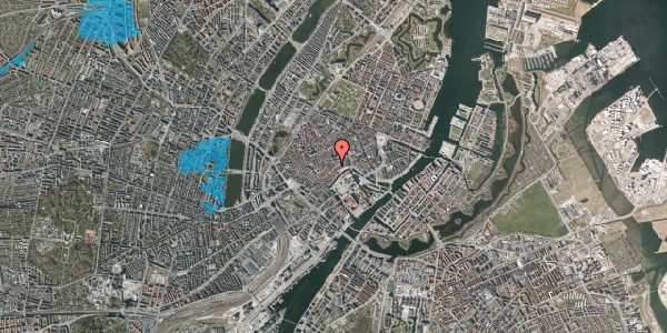 Oversvømmelsesrisiko fra vandløb på Hyskenstræde 14, 1207 København K
