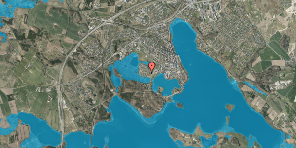 Oversvømmelsesrisiko fra vandløb på Sortesøvej 2, . 5, 8660 Skanderborg