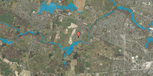 Oversvømmelsesrisiko fra vandløb på Bækkelunds Have 33, 5210 Odense NV