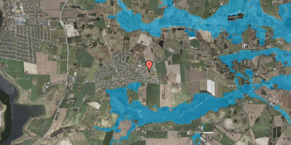 Oversvømmelsesrisiko fra vandløb på Holmehaven 3, 4000 Roskilde