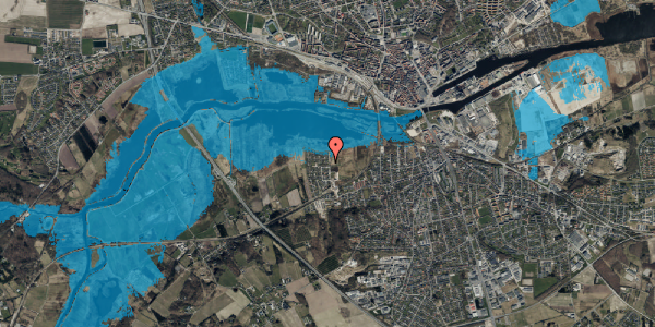 Oversvømmelsesrisiko fra vandløb på Dildkæret 1, 8940 Randers SV