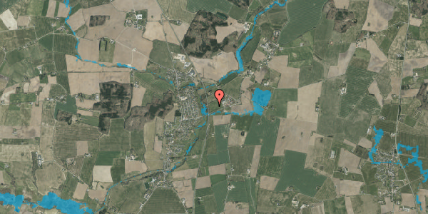 Oversvømmelsesrisiko fra vandløb på Starupvej 43, 6040 Egtved