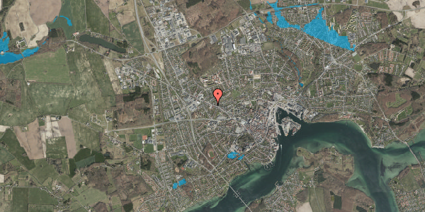 Oversvømmelsesrisiko fra vandløb på Vestergade 117, 5700 Svendborg