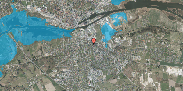 Oversvømmelsesrisiko fra vandløb på Kristrupvej 39A, 8960 Randers SØ