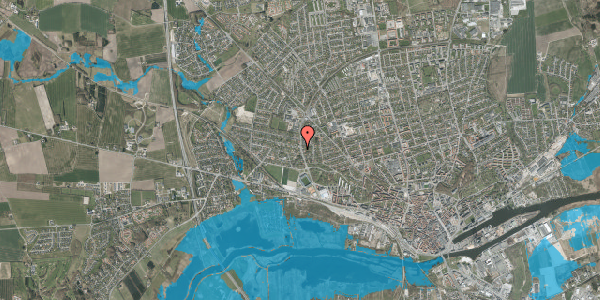 Oversvømmelsesrisiko fra vandløb på Vester Boulevard 25A, 8920 Randers NV
