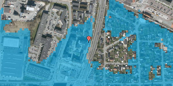 Oversvømmelsesrisiko fra vandløb på Hørkær 19C, 4. 1, 2730 Herlev