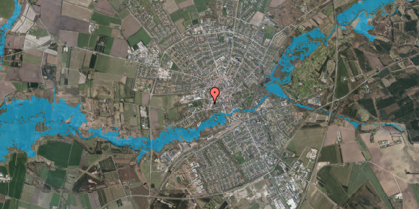 Oversvømmelsesrisiko fra vandløb på Vestervold 2C, 3. 2, 6800 Varde
