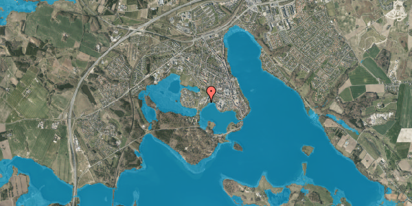 Oversvømmelsesrisiko fra vandløb på Søbyen 43, 8660 Skanderborg