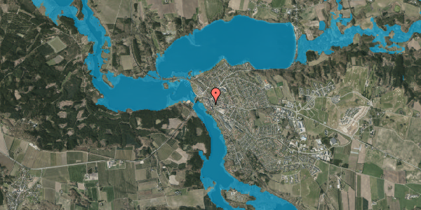 Oversvømmelsesrisiko fra vandløb på Klostervej 20, st. , 8680 Ry