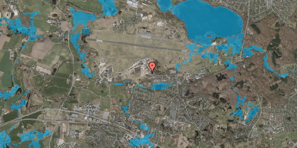 Oversvømmelsesrisiko fra vandløb på Pilotvej 21, 3500 Værløse