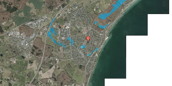 Oversvømmelsesrisiko fra vandløb på Esperhave 32, 3060 Espergærde