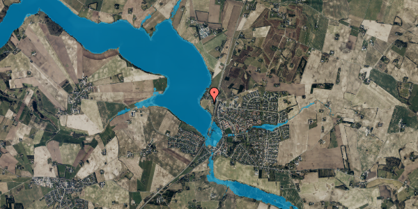 Oversvømmelsesrisiko fra vandløb på Søvangsvej 3A, 8355 Solbjerg