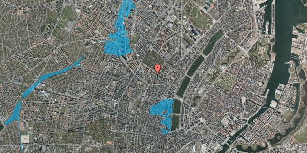 Oversvømmelsesrisiko fra vandløb på Skyttegade 5, 3. th, 2200 København N