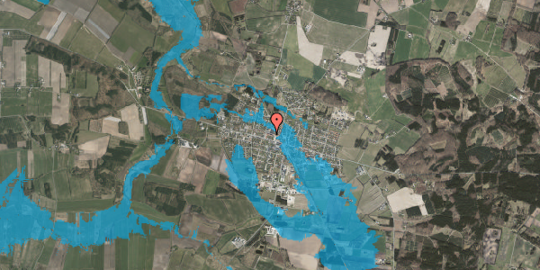 Oversvømmelsesrisiko fra vandløb på Centervej 15, 8963 Auning