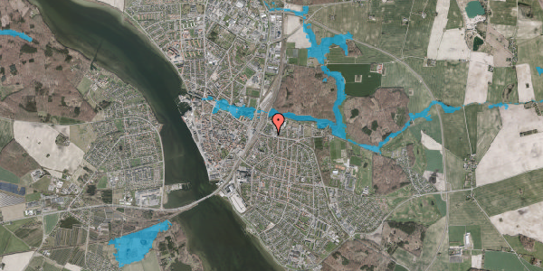 Oversvømmelsesrisiko fra vandløb på Vesterskovvej 27, 4800 Nykøbing F