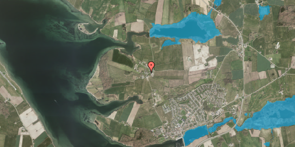 Oversvømmelsesrisiko fra vandløb på Sebbelev Bygade 9, 6440 Augustenborg