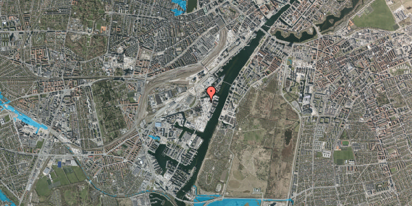 Oversvømmelsesrisiko fra vandløb på Jane Addams Vej 8, 4. th, 2450 København SV