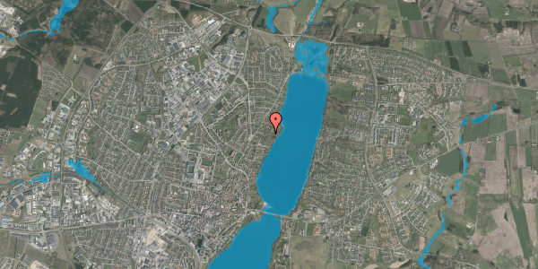 Oversvømmelsesrisiko fra vandløb på Erik Menveds Vej 2V, 8800 Viborg
