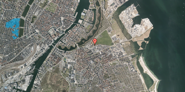 Oversvømmelsesrisiko fra vandløb på Vermlandsgade 33R, 2300 København S