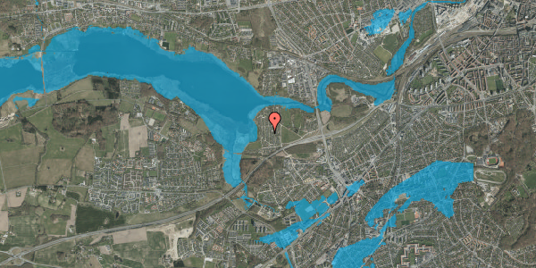 Oversvømmelsesrisiko fra vandløb på Haveforeningen Norringholm 478, 8260 Viby J
