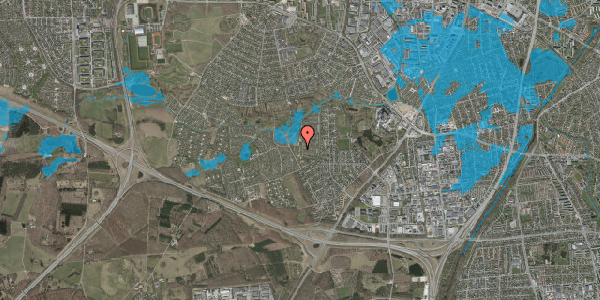 Oversvømmelsesrisiko fra vandløb på Vængedalen 110, 2600 Glostrup