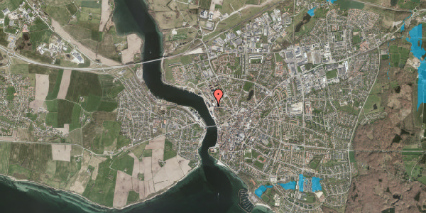 Oversvømmelsesrisiko fra vandløb på Nørre Havnegade 40, 4. 13, 6400 Sønderborg