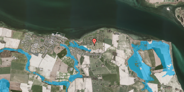 Oversvømmelsesrisiko fra vandløb på Blommehegnet 3, 4850 Stubbekøbing
