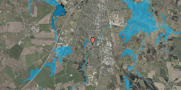Oversvømmelsesrisiko fra vandløb på Mastrupvej 75A, 9530 Støvring