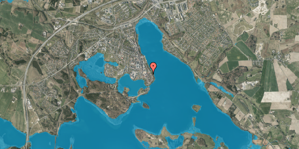 Oversvømmelsesrisiko fra vandløb på Alleen 34, 8660 Skanderborg
