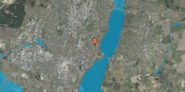 Oversvømmelsesrisiko fra vandløb på Sct. Nicolaj Gade 48A, 8800 Viborg