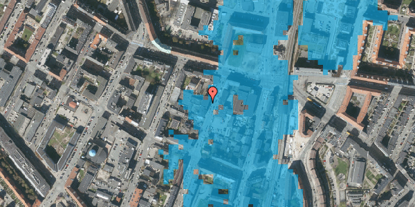 Oversvømmelsesrisiko fra vandløb på Svanevej 4, 1. 202, 2400 København NV