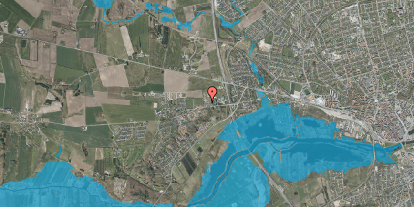 Oversvømmelsesrisiko fra vandløb på Elrovej 41, 8920 Randers NV