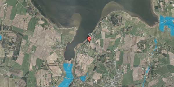 Oversvømmelsesrisiko fra vandløb på Svanevej 20H, 8831 Løgstrup